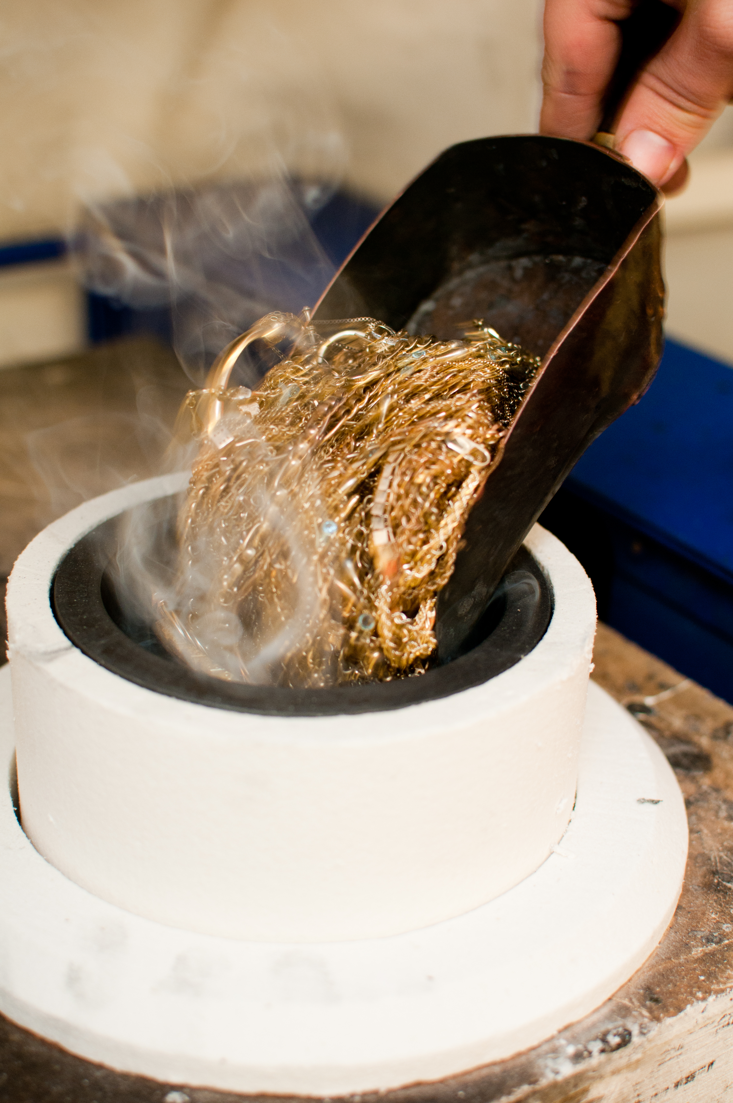Learn how the smelting of scrap fits into the buying precious metal process
