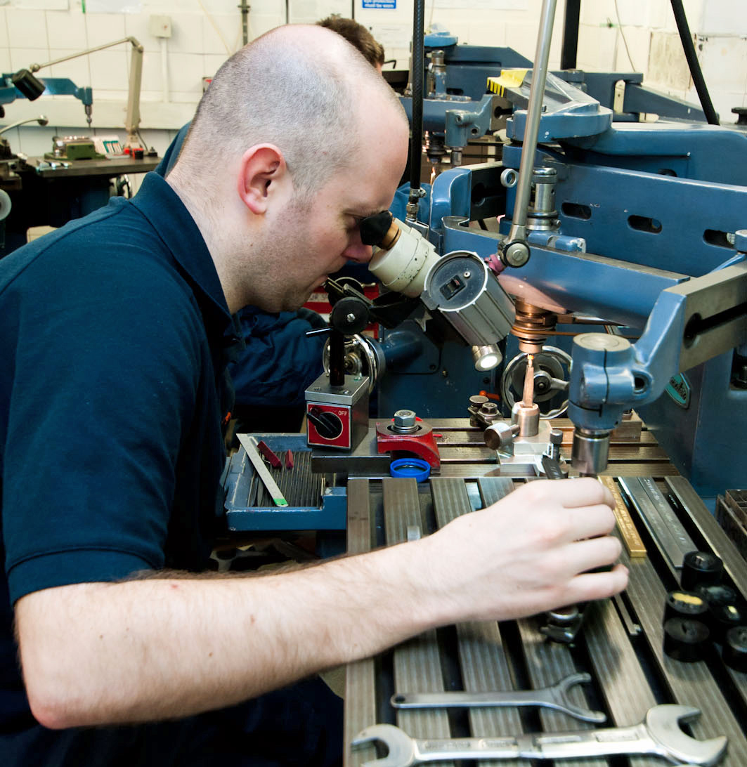 Engineer Simon Jones. Simon started working for us in 2000 undertaking an apprenticeship within the workshop under Pat.