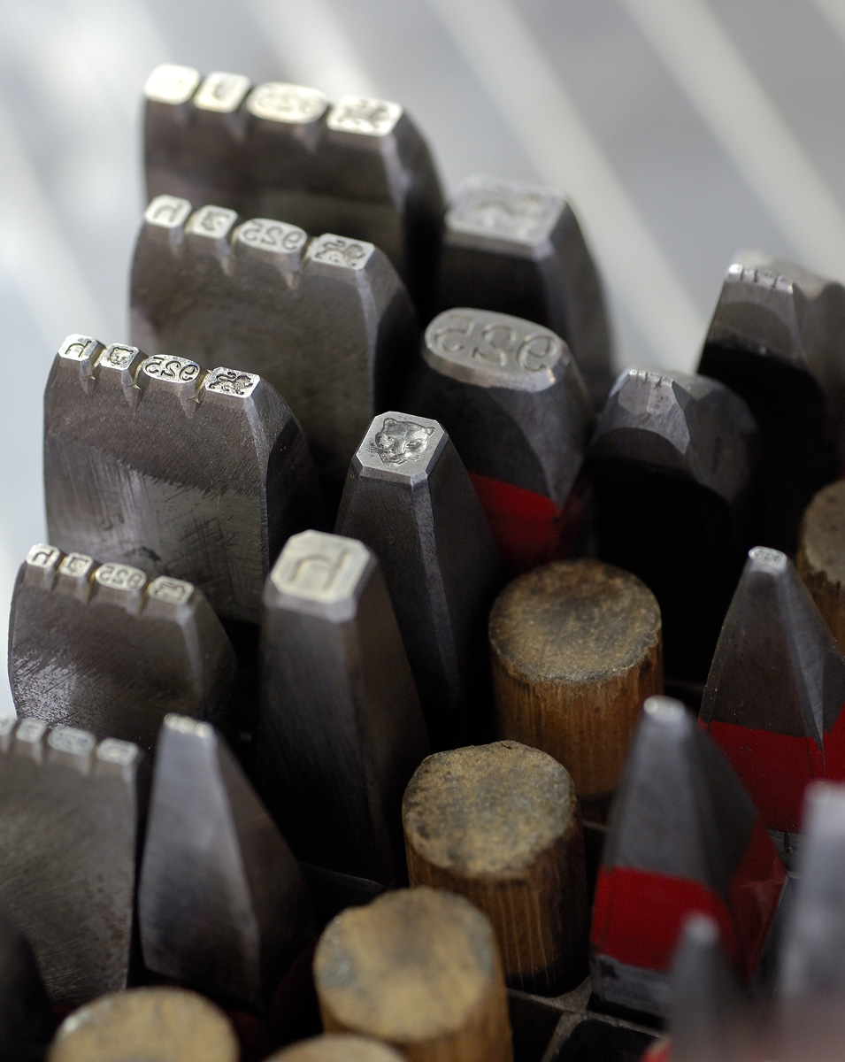 Combination punches for hallmarking